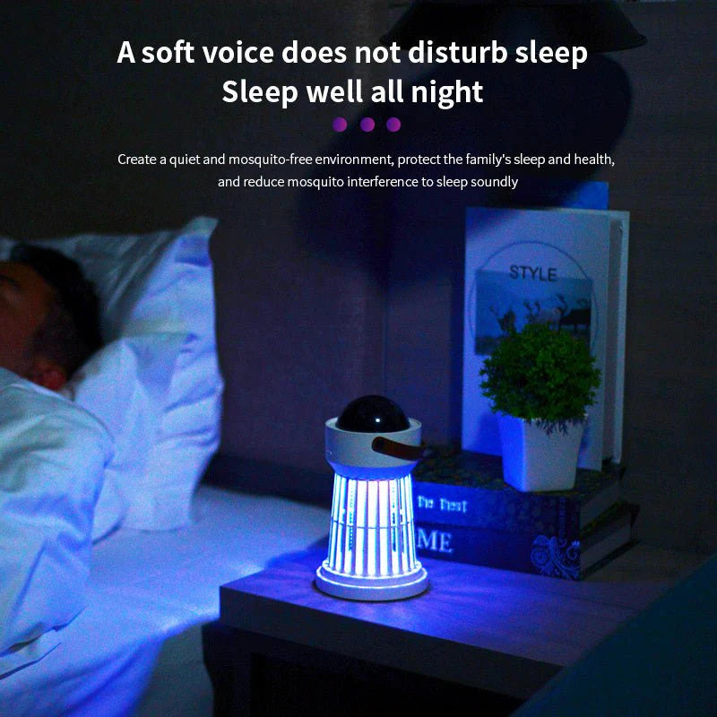 2 In 1 Electric Mosquito Killer Lamp Star Ceiling Projection Kill Mosquitoes For Outdoor And Indoor 56.00 AED