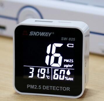 Digital Air Quality Monitor Laser PM2.5 Detector Tester Gas Monitors Analyzer Temperature Humidity Meter Diagnostic Tool