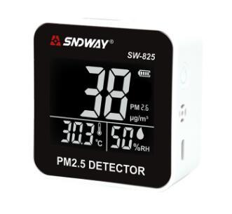 Digital Air Quality Monitor Laser PM2.5 Detector Tester Gas Monitors Analyzer Temperature Humidity Meter Diagnostic Tool
