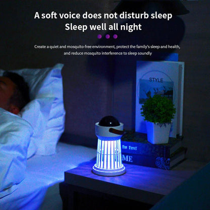 2 In 1 Electric Mosquito Killer Lamp Star Ceiling Projection Kill Mosquitoes For Outdoor And Indoor 56.00 AED